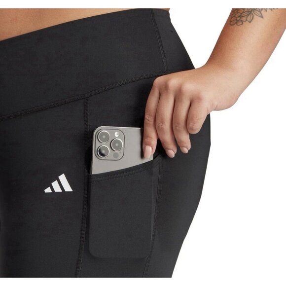 adidas Plus Size Optime Stash High-Rise Full-Length Leggings Black Size 1X - NEW - Picture 4 of 7